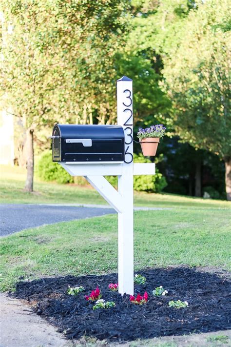 metal house mailbox makeover|farmhouse mailbox makeover.